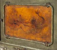 An Italian Painted Marble-Top Side Table