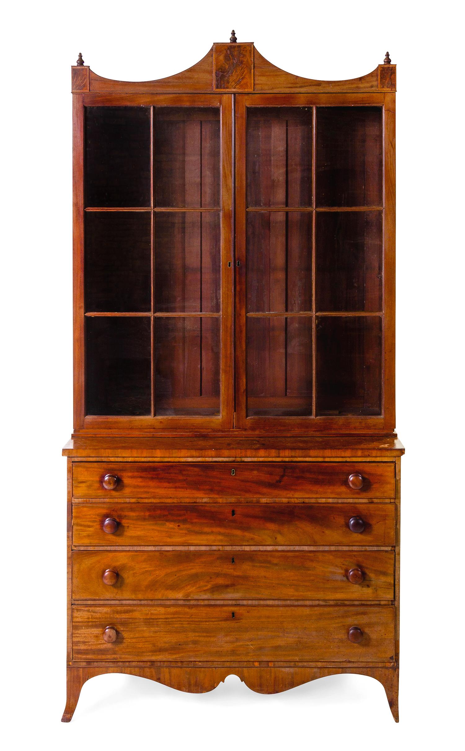An English Mahogany Bookcase