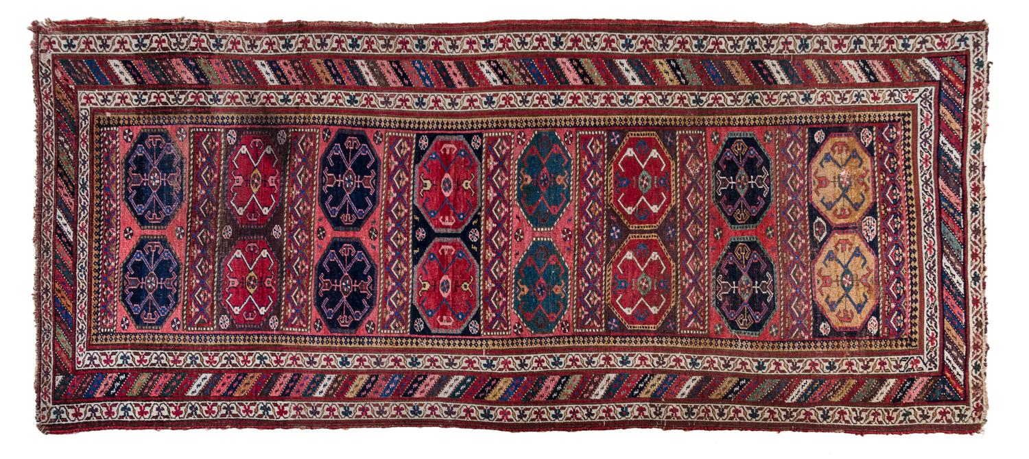 A Caucasian Wool Runner 10 feet 1 inch x 4 feet 4 inches. — LATE 19TH/EARLY 20TH CENTURY