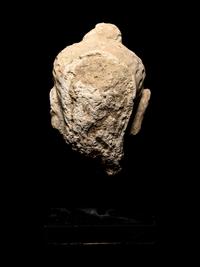 Two Gandharan Fragmentary Stucco Heads