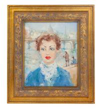 Continental School (20th century) A Woman and Fisherman…
