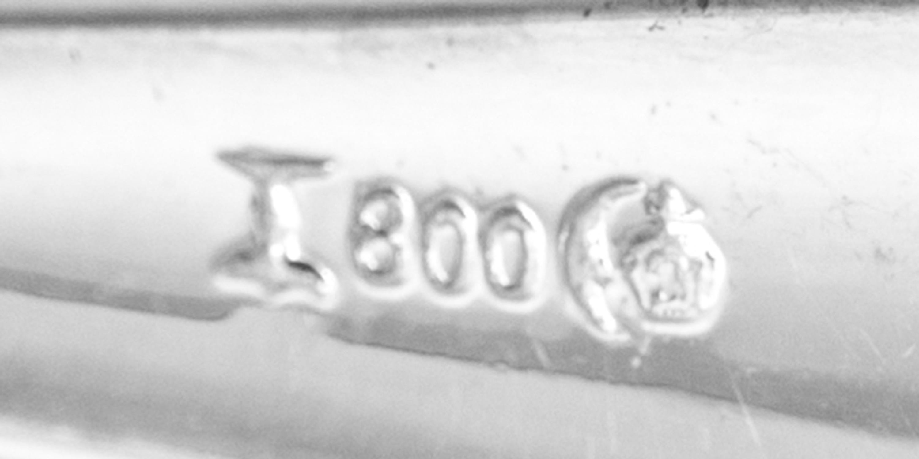 A German Silver Flatware Service, Koch & Bergfeld, Bremen, Early 20th Century, Chippendale pattern, each with engraved L monogram, comp