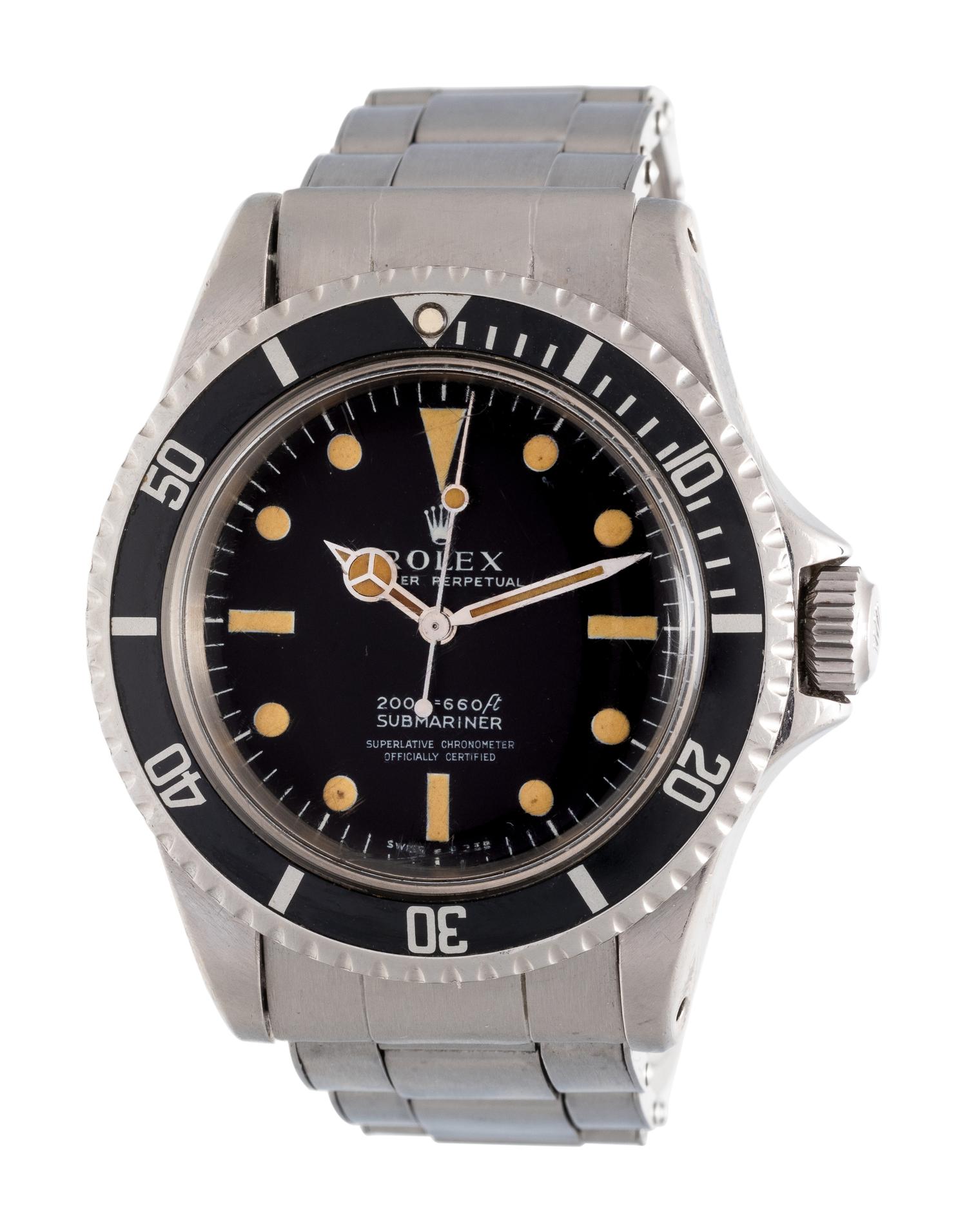 ROLEX, REF. 5512 STAINLESS STEEL 'SUBMARINER' WRISTWATCH, CIRCA 1968