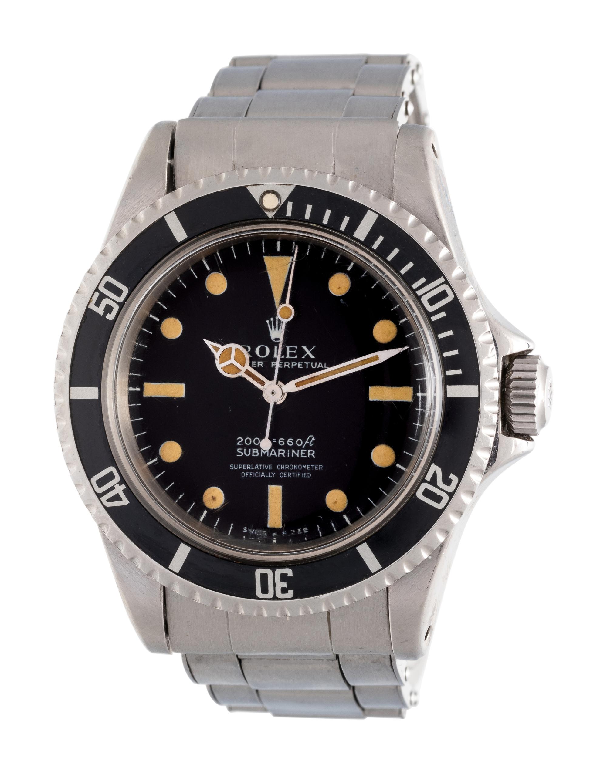 ROLEX, REF. 5512 STAINLESS STEEL 'SUBMARINER' WRISTWATCH, CIRCA 1968