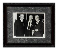 A Group of 14 Photographs of George Halas Formerly Displayed at Mike Ditka's Restaurant
