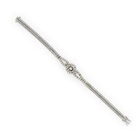 Diamond and White Gold Bracelet