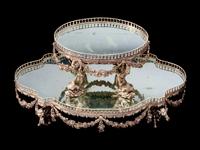 A Silvered Bronze Two-Tier Surtout de Table