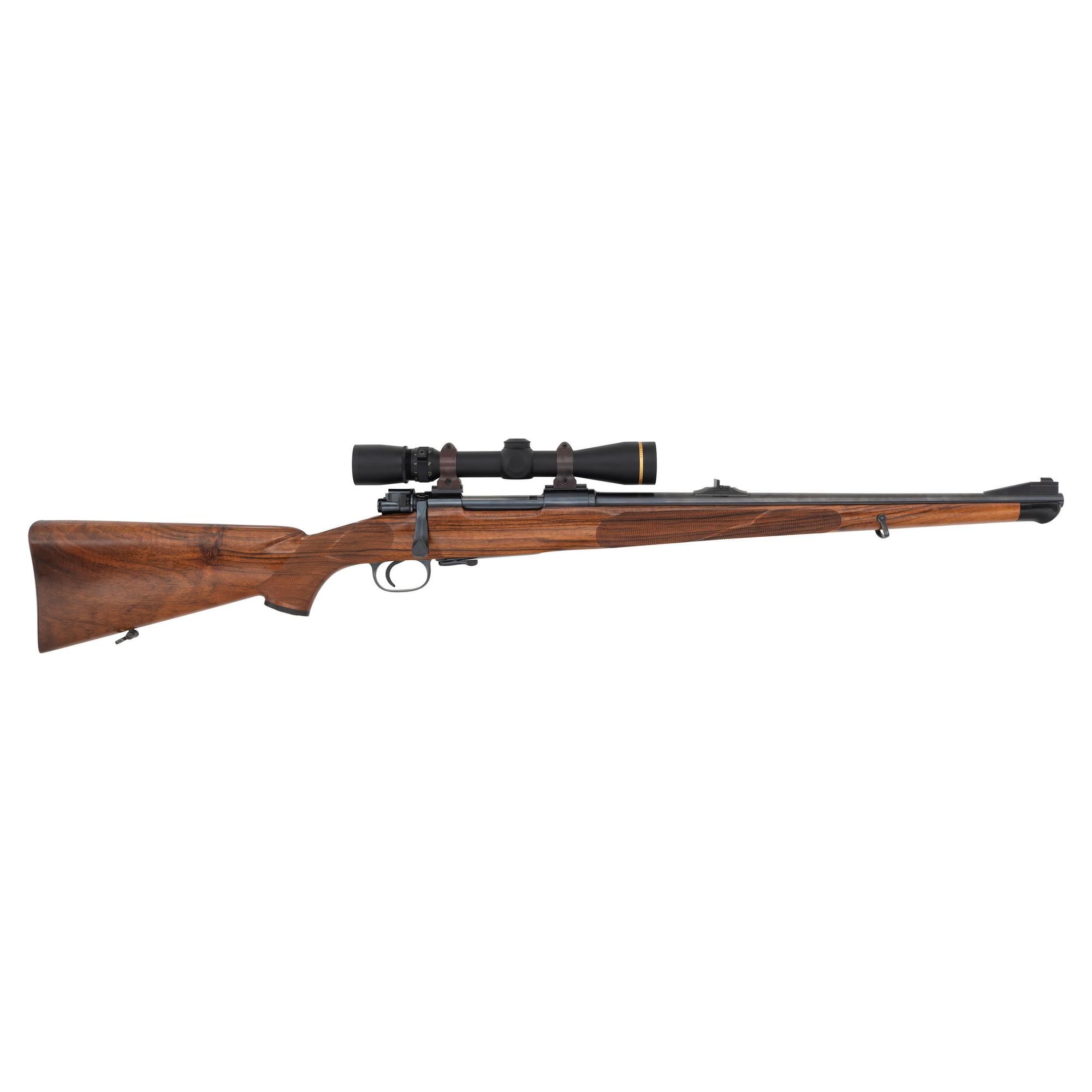 *W.S. Calfee Borden Indiana Mauser with Mannlicher Stock and Leupold Scope in 7x57