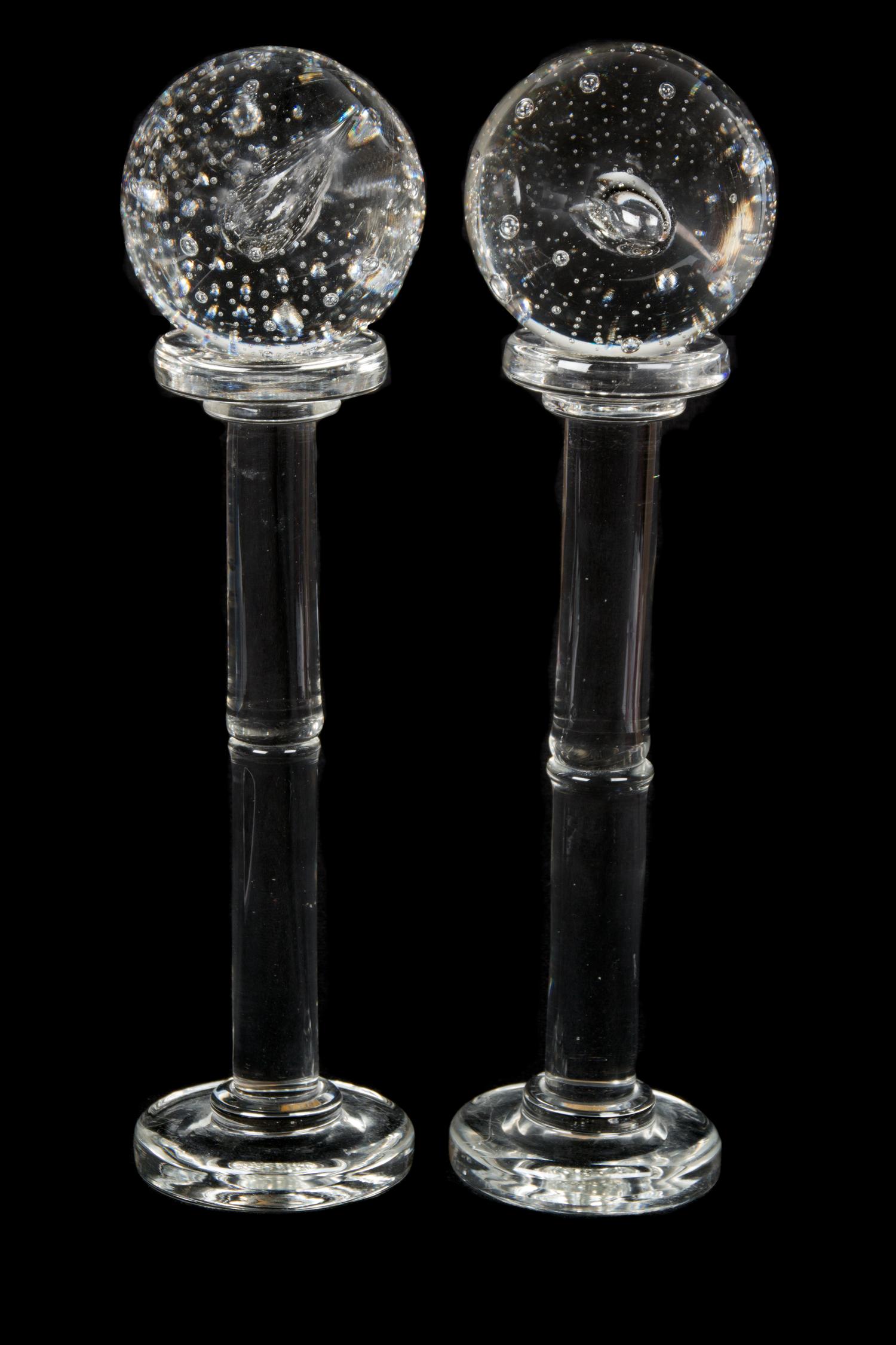 A Pair of Murano Glass Columns — 20TH CENTURY