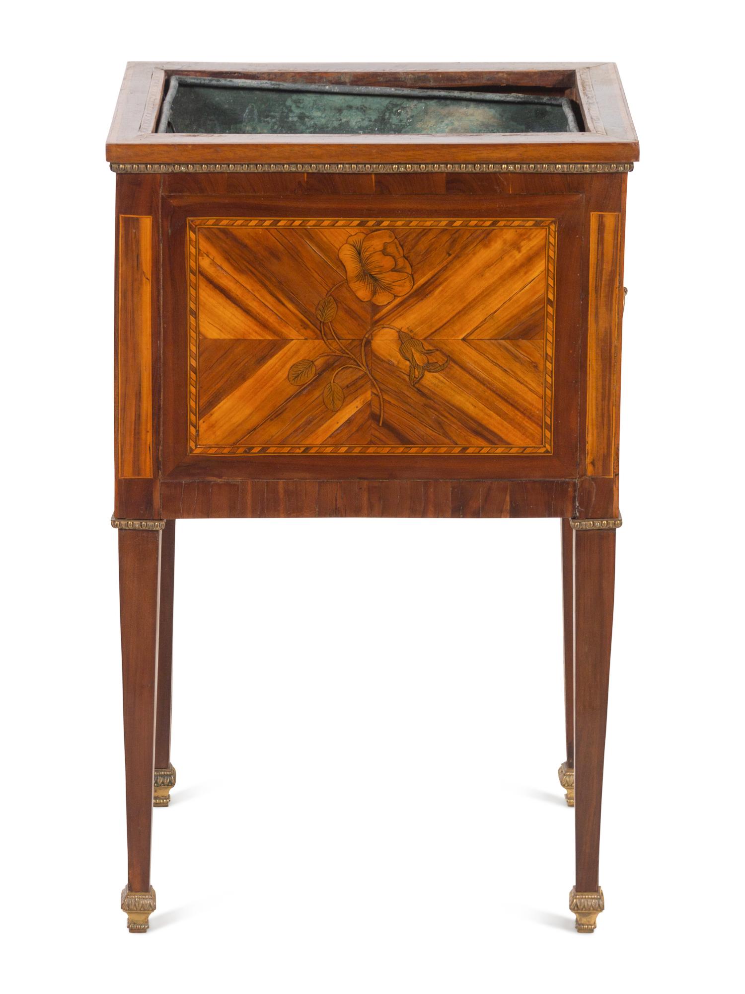 A Louis XVI Kingwood and Marquetry Jardinière
