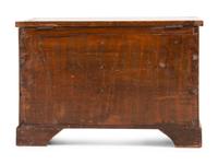 A Federal Eagle Inlaid Cherrywood Diminutive Blanket Chest