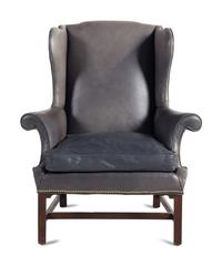 A George III Style Mahogany Wingback Armchair