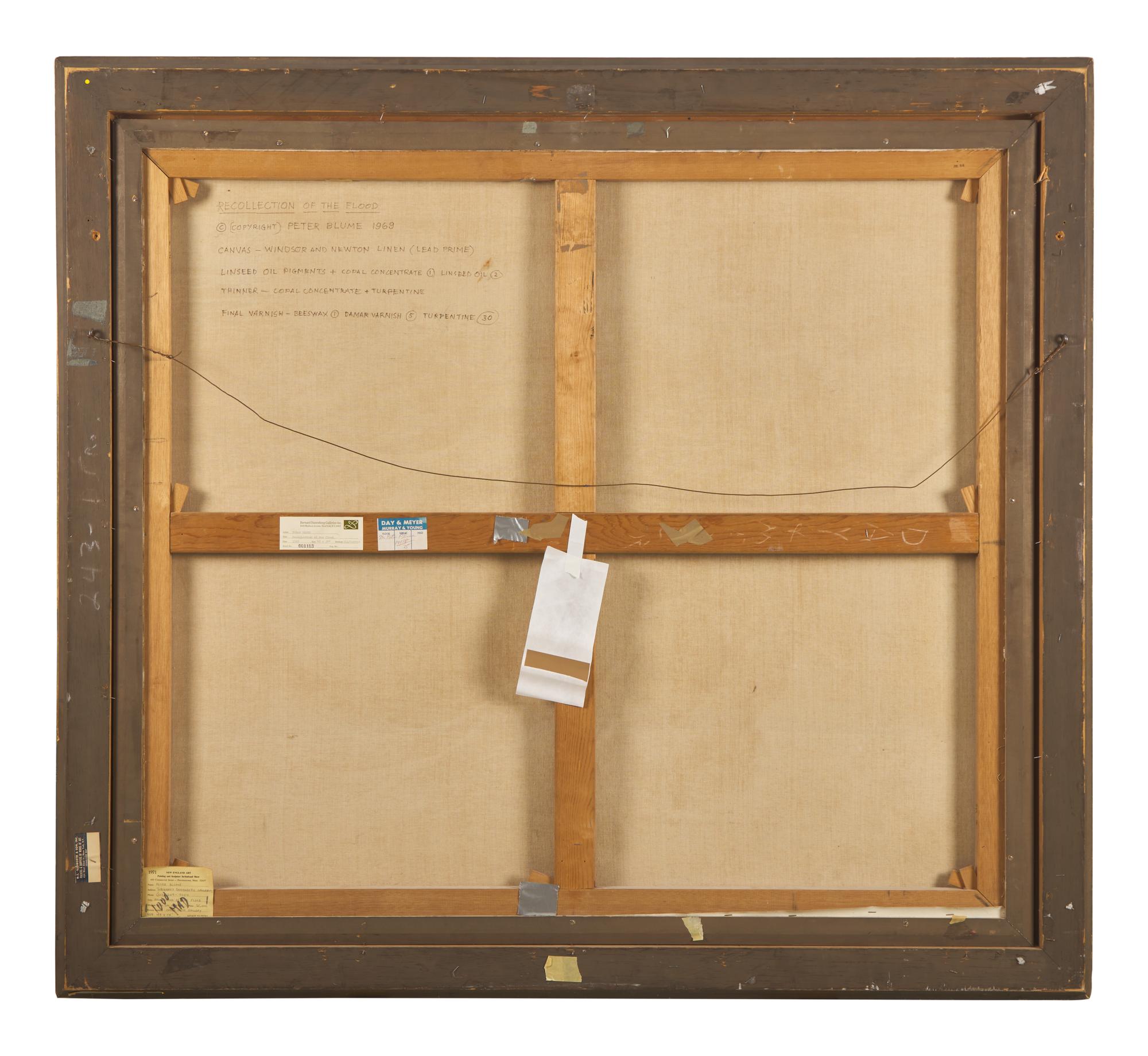 Peter Blume (American, 1906-1992) — Recollection of the Flood , 1967-69