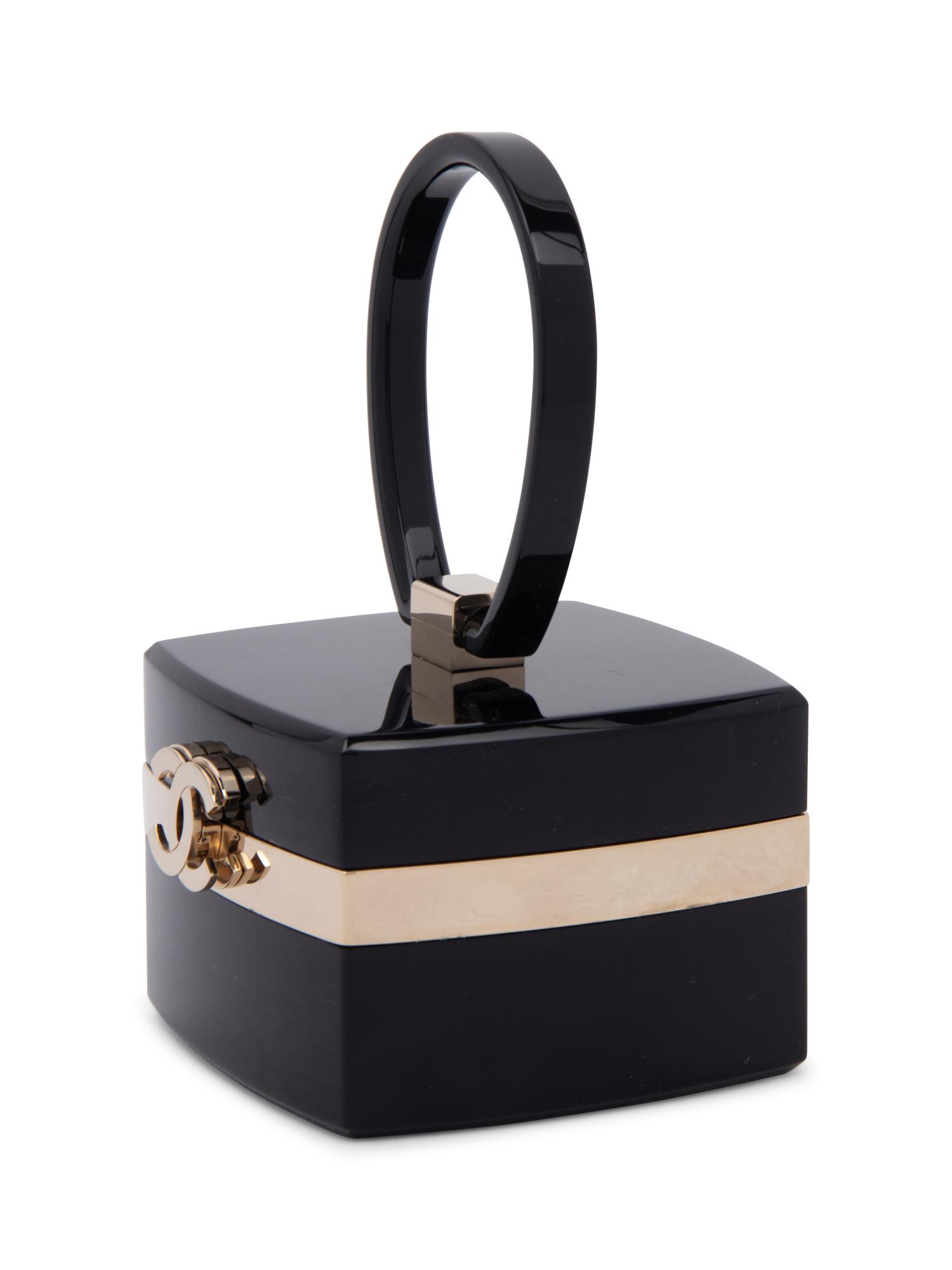 Chanel Black Resin Top Handle Bag, Autumn 2004