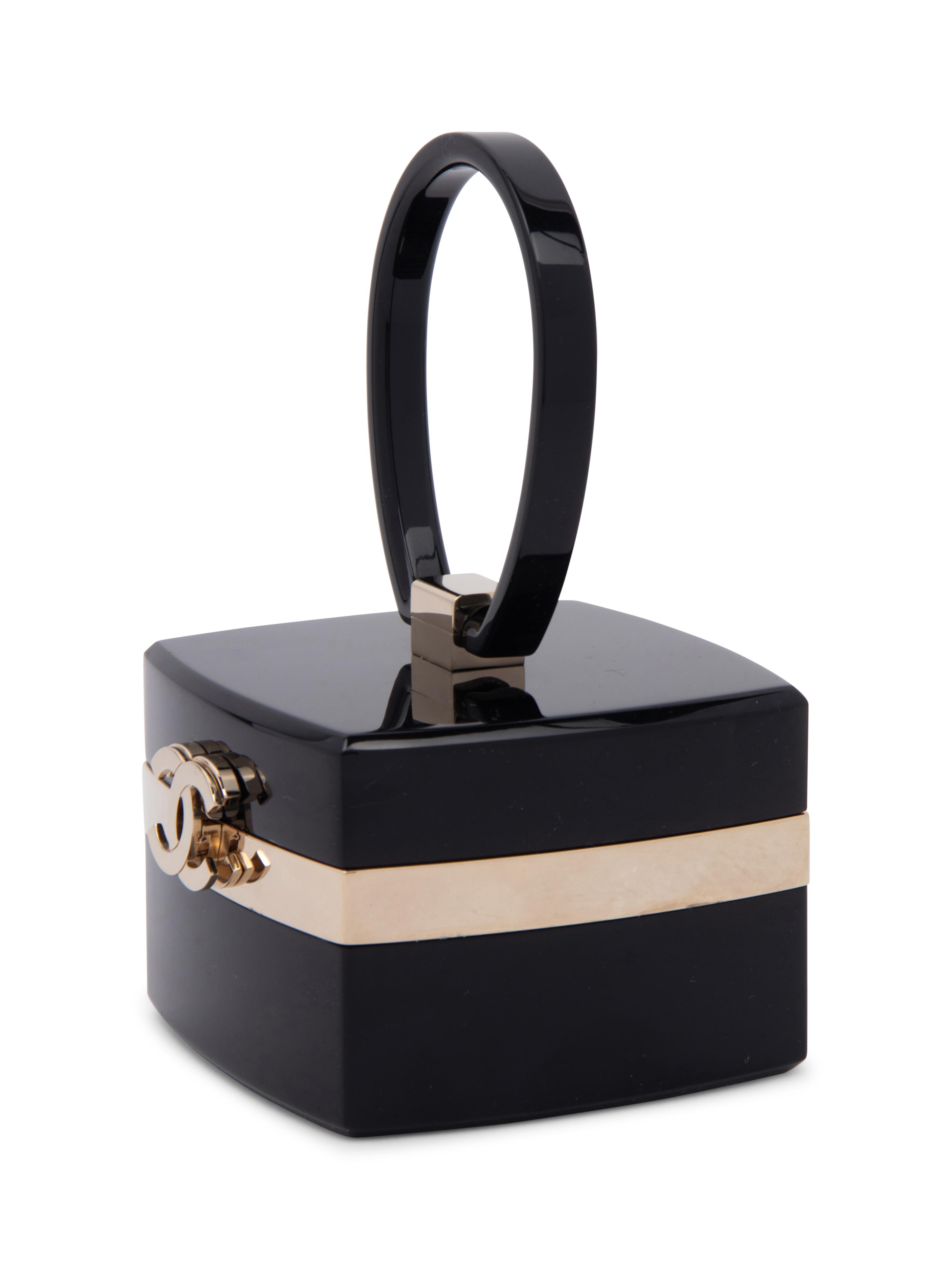 Chanel Black Resin Top Handle Bag, Autumn 2004