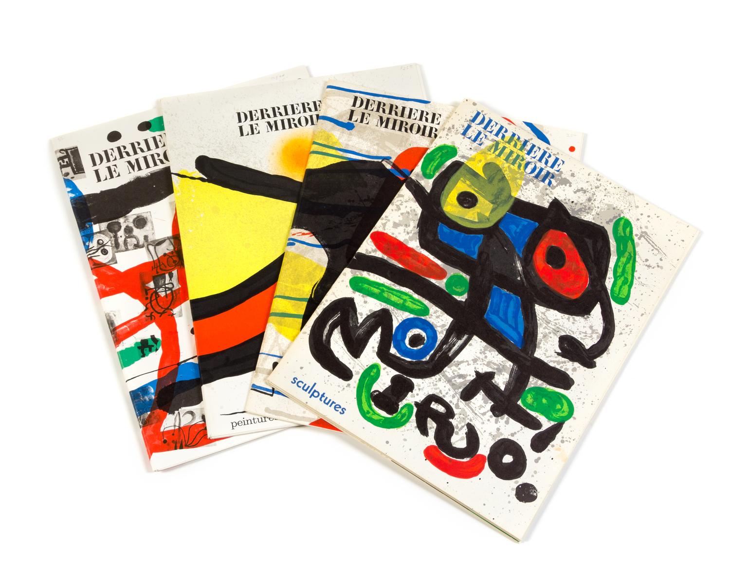 Joan Miró, (Spanish, 1893-1983), Derriere le miroir, Nos. 151-152, 186, 193-194, 203 (a group of 4)