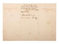 [SPANISH-AMERICAN WAR]. LONG, John D. (1838-1915).