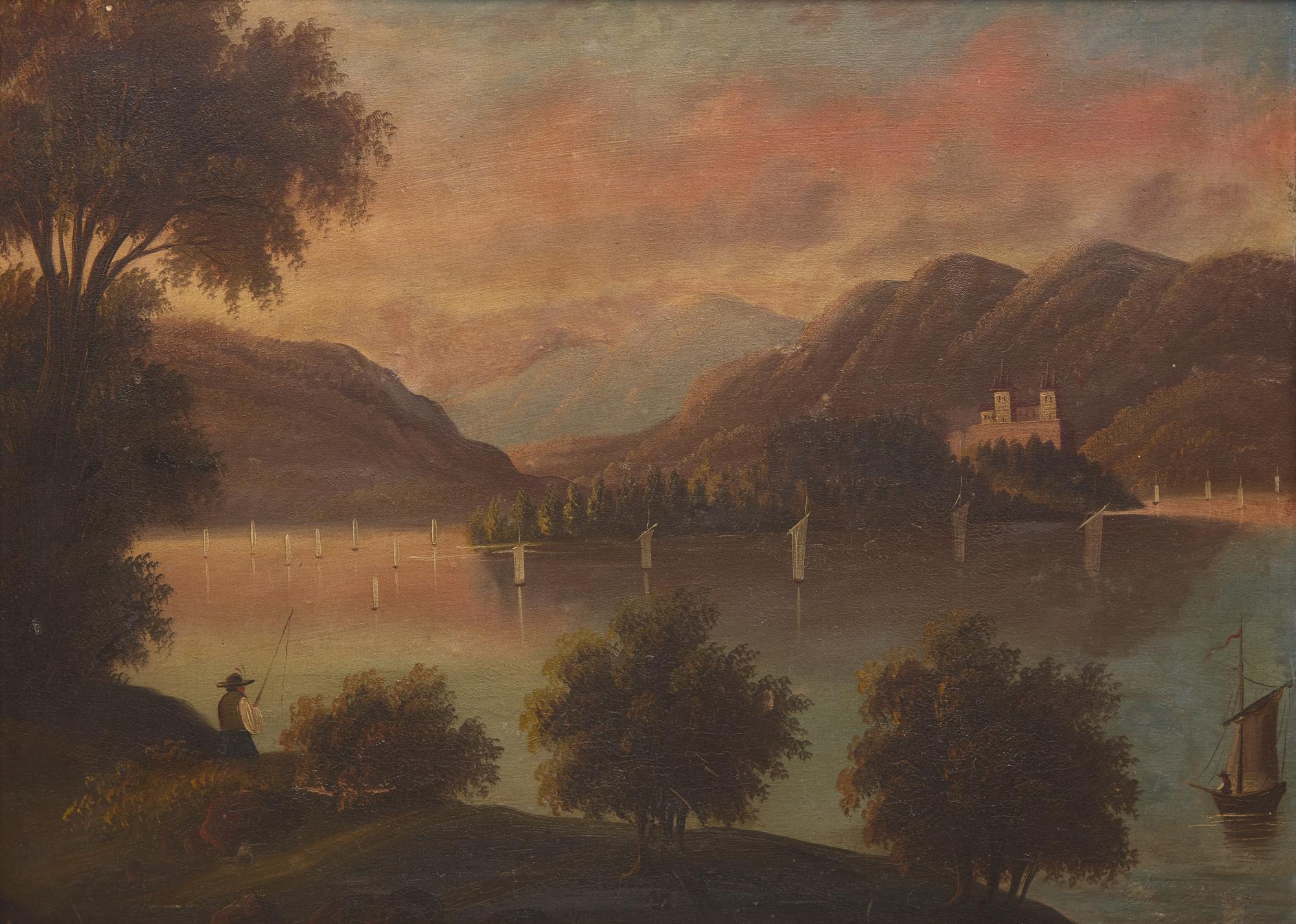 School of Thomas Chambers (1808-1866), Hudson Valley Landscape