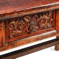A French Provincial Walnut Console Table
