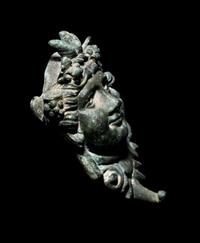 A Hellenistic Bronze Applique in the Form of a Satyr's Head