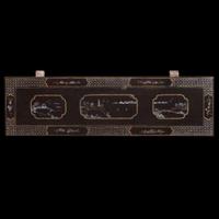 A group of ten Chinese and Japanese inlaid “lac burguate” objects 螺钿象嵌一组十件