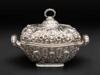 An American Repousse Silver Covered Tureen