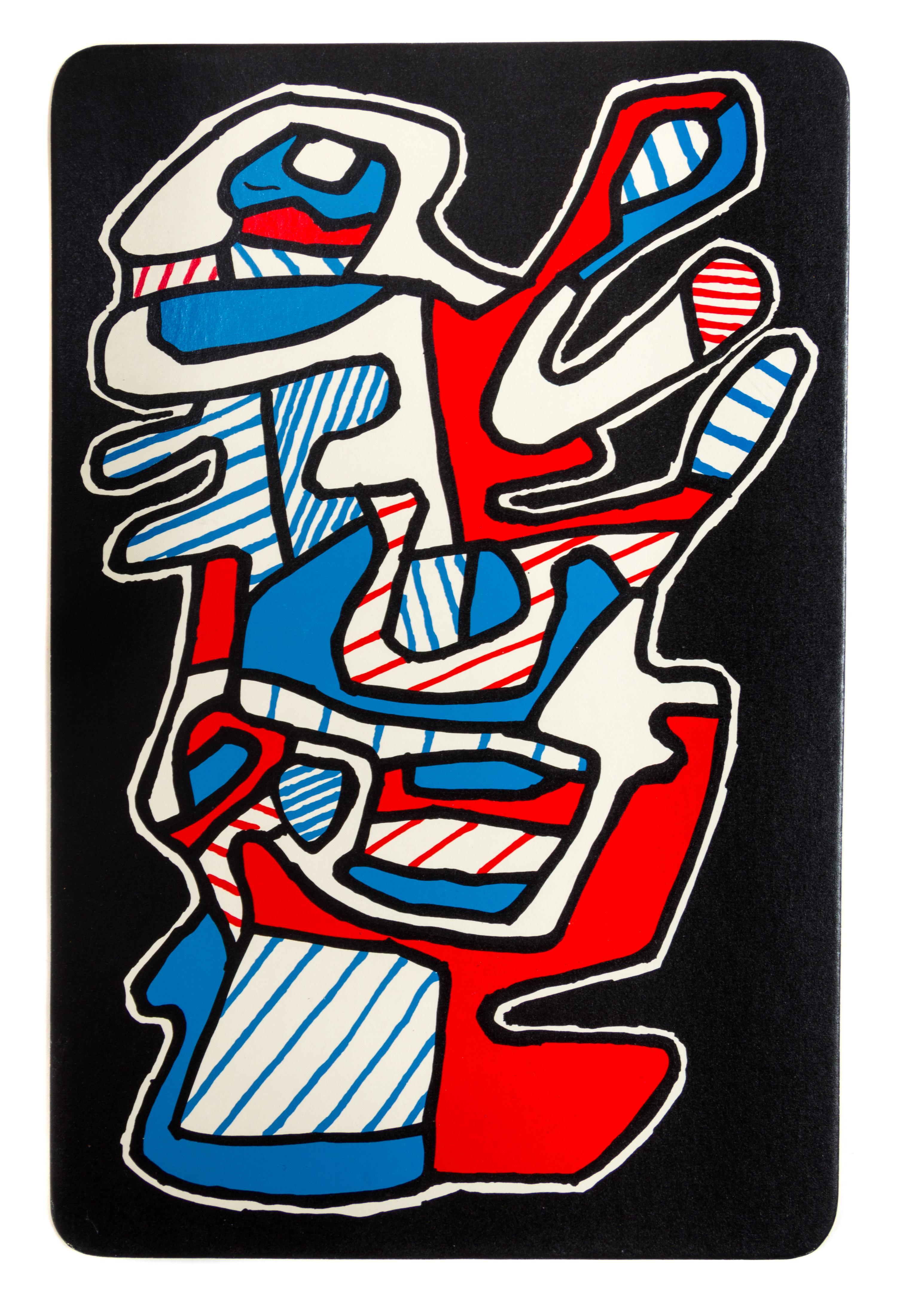Jean Dubuffet, (French, 1901-1985), Banque de l'Hourloupe-Cartes a jouer et a tirer, 1967