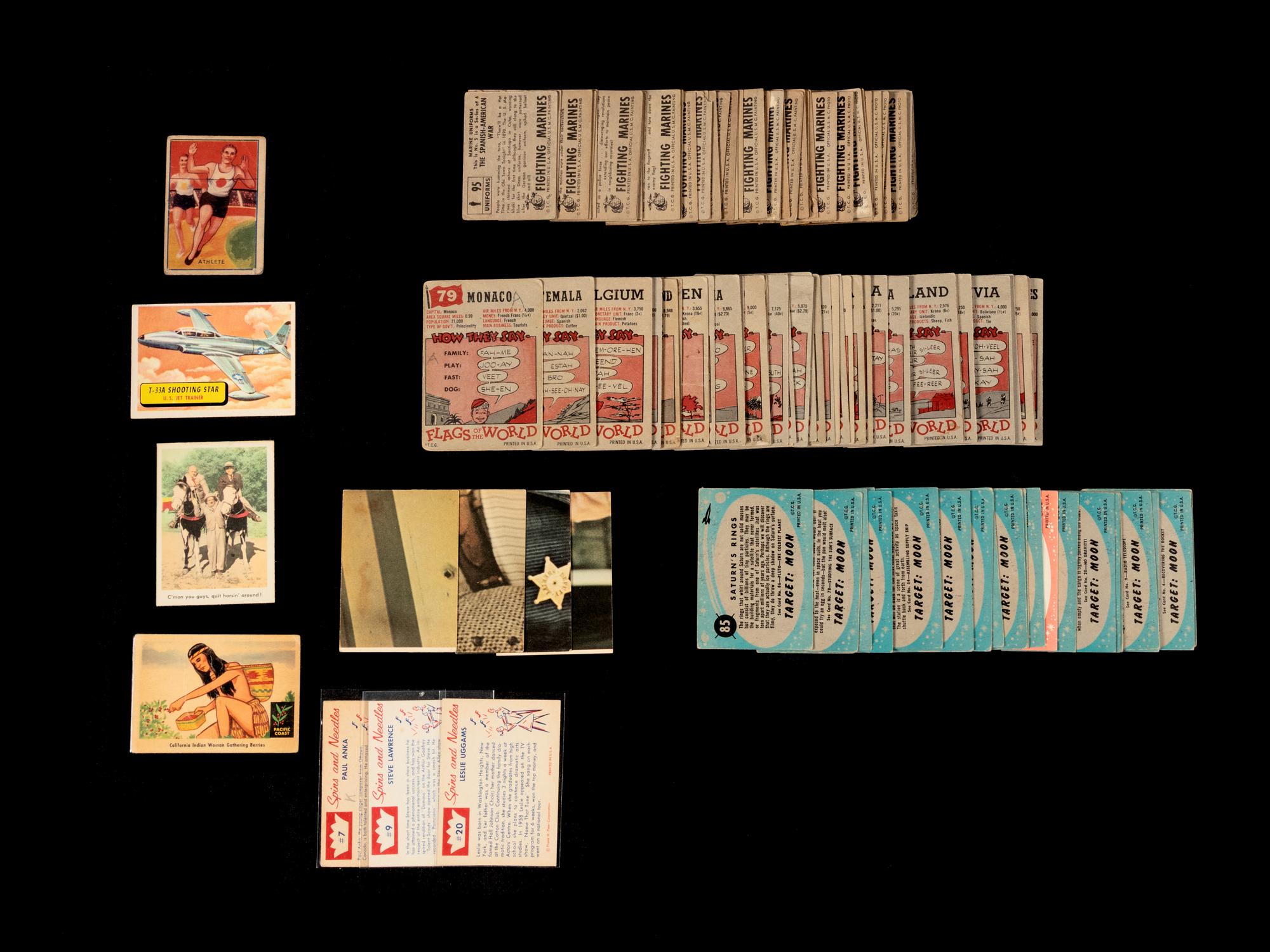 A Collection of Mid Century Non Sport Trading Cards