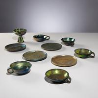Beatrice Wood (American, 1893–1998) — Assembled Ten-piece Set