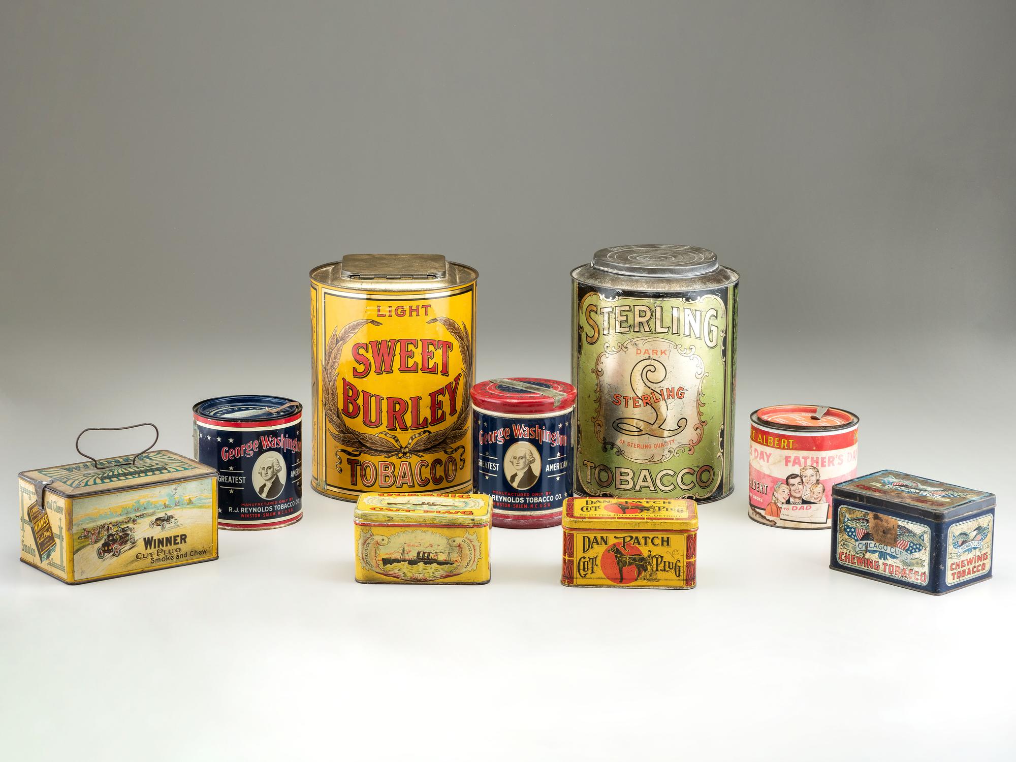 Nine Tobacco Advertising Tins