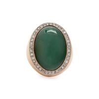 JADE AND DIAMOND RING