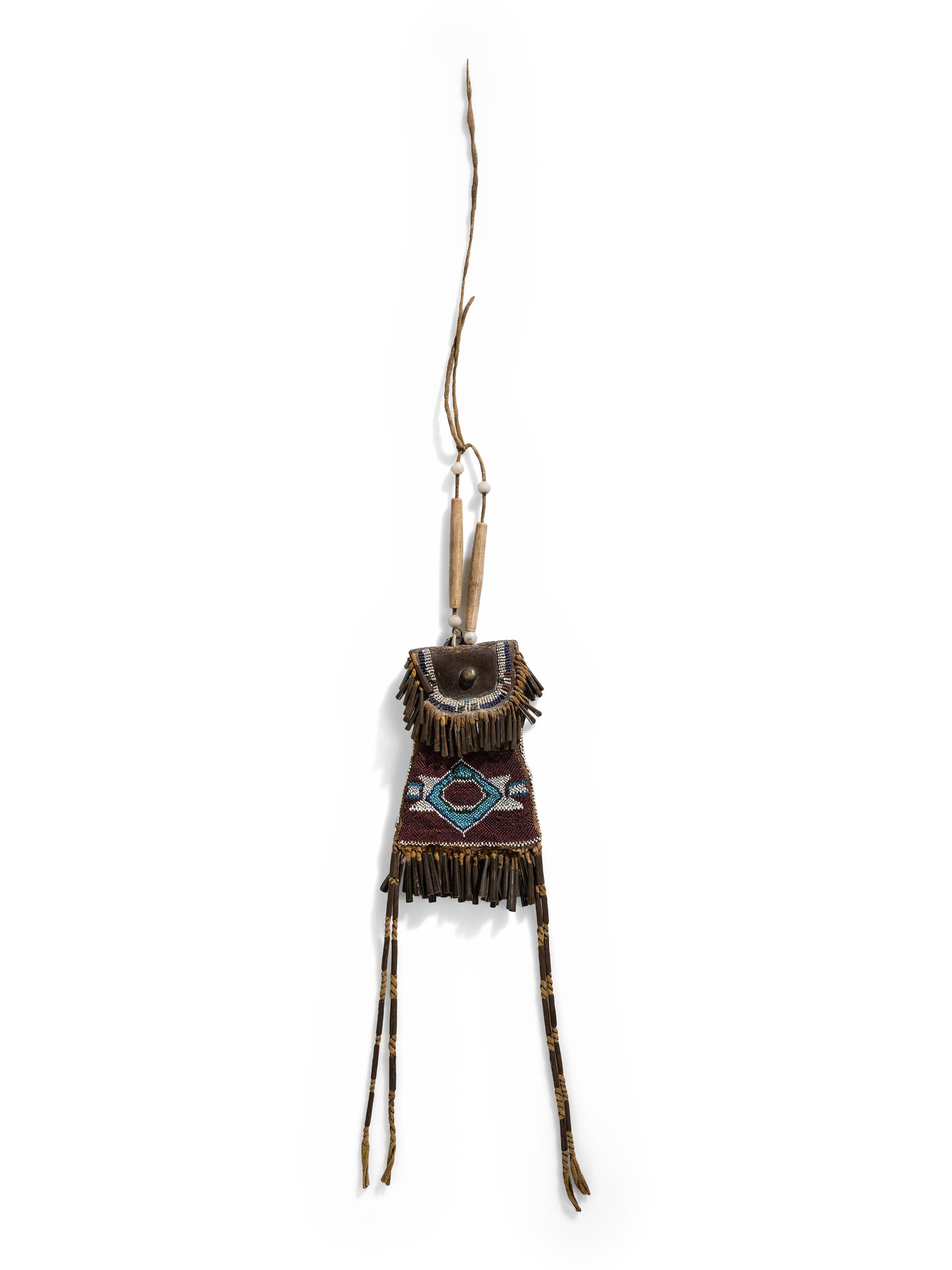 Kiowa Beaded Strike-a-Light Bag