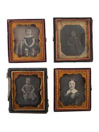 [EARLY PHOTOGRAPHY]. A group of 21 daguerreotypes of children of varying ages, incl. toddlers and teenagers.