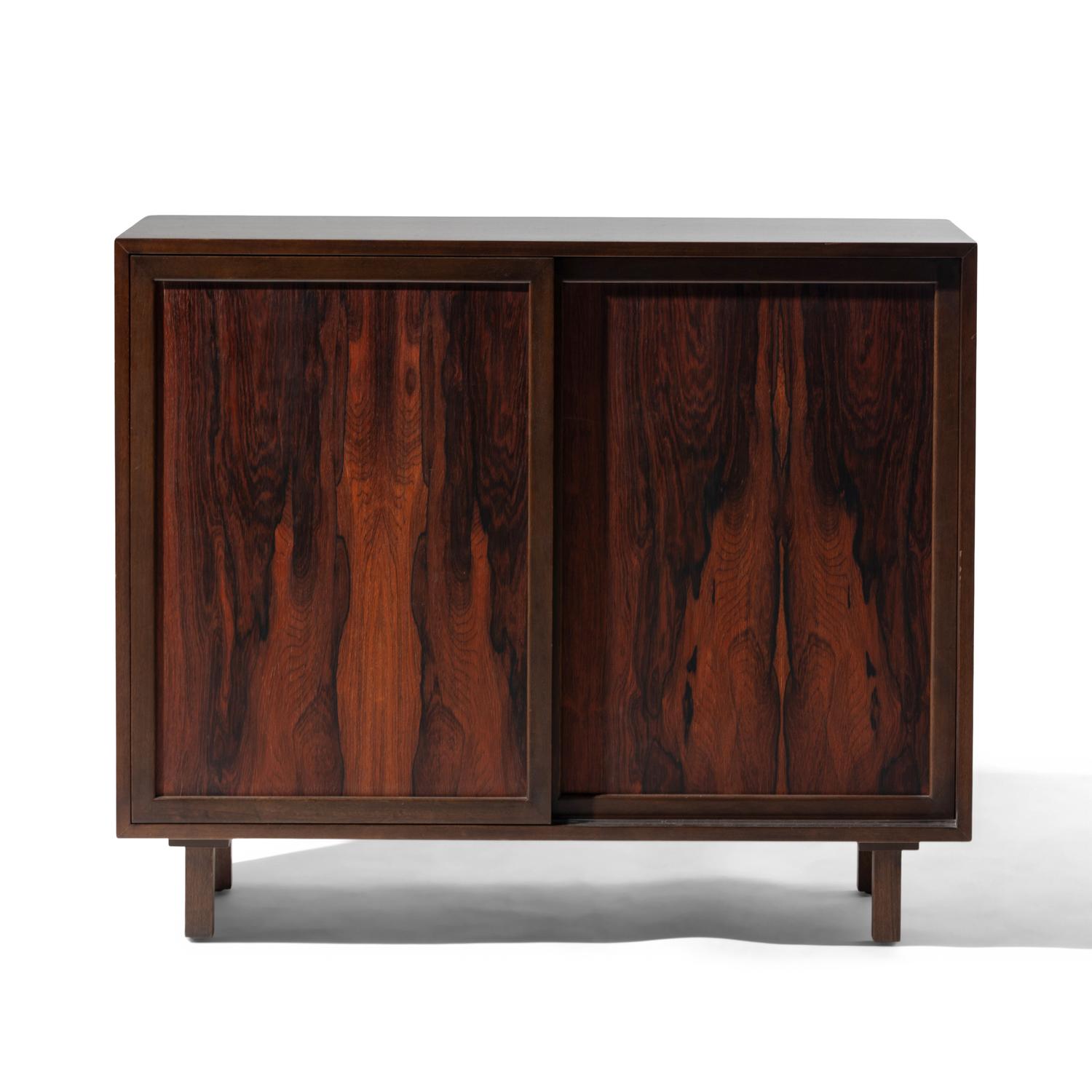 Sliding Door Rosewood Cabinet