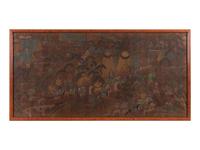 A Mongolian Silk Wallpaper Panel