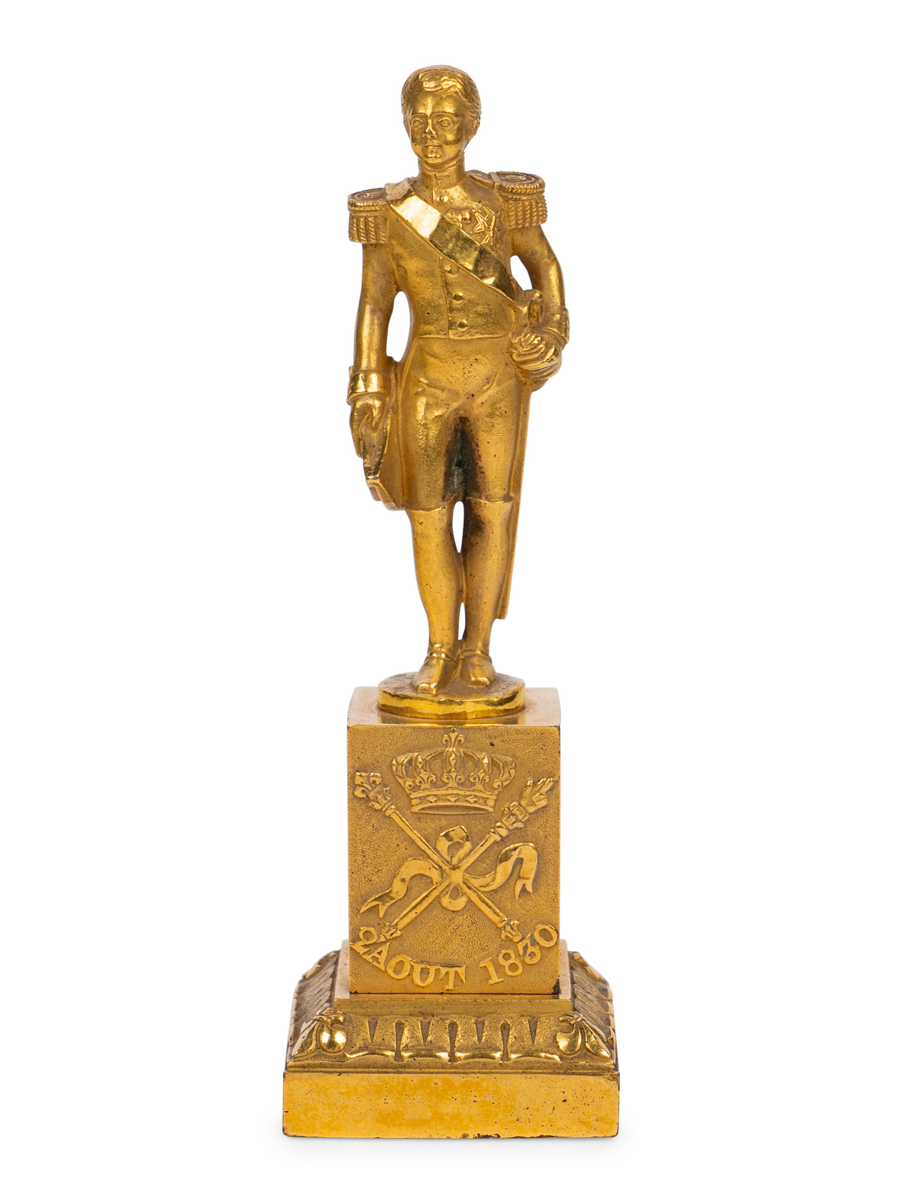 A Louis Philippe Gilt-Bronze Figure