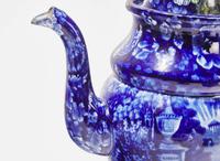 A group of six "Lafayette at the Tomb of Franklin" Staffordshire Historical Blue tablewares, E. Wood & Sons, Burslem, England, and others, first third 19th century
