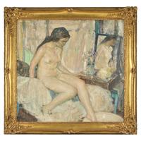 Richard Edward Miller (American, 1875-1943) — Bather (Nude) , 1930