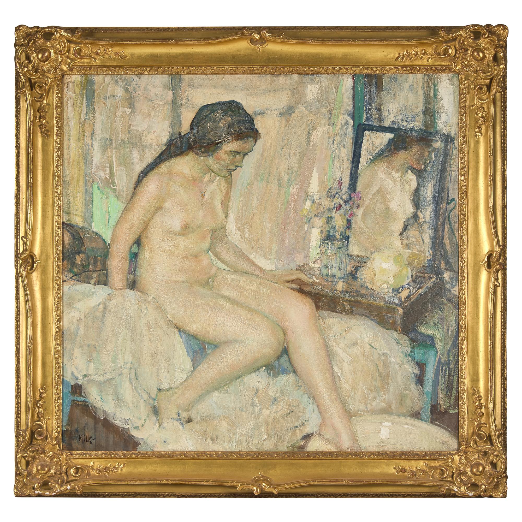 Richard Edward Miller (American, 1875-1943) — Bather (Nude) , 1930