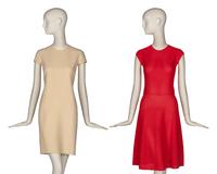 Two Designer Dresses: Giorgio Armani Black Label and Ralph Lauren Collection