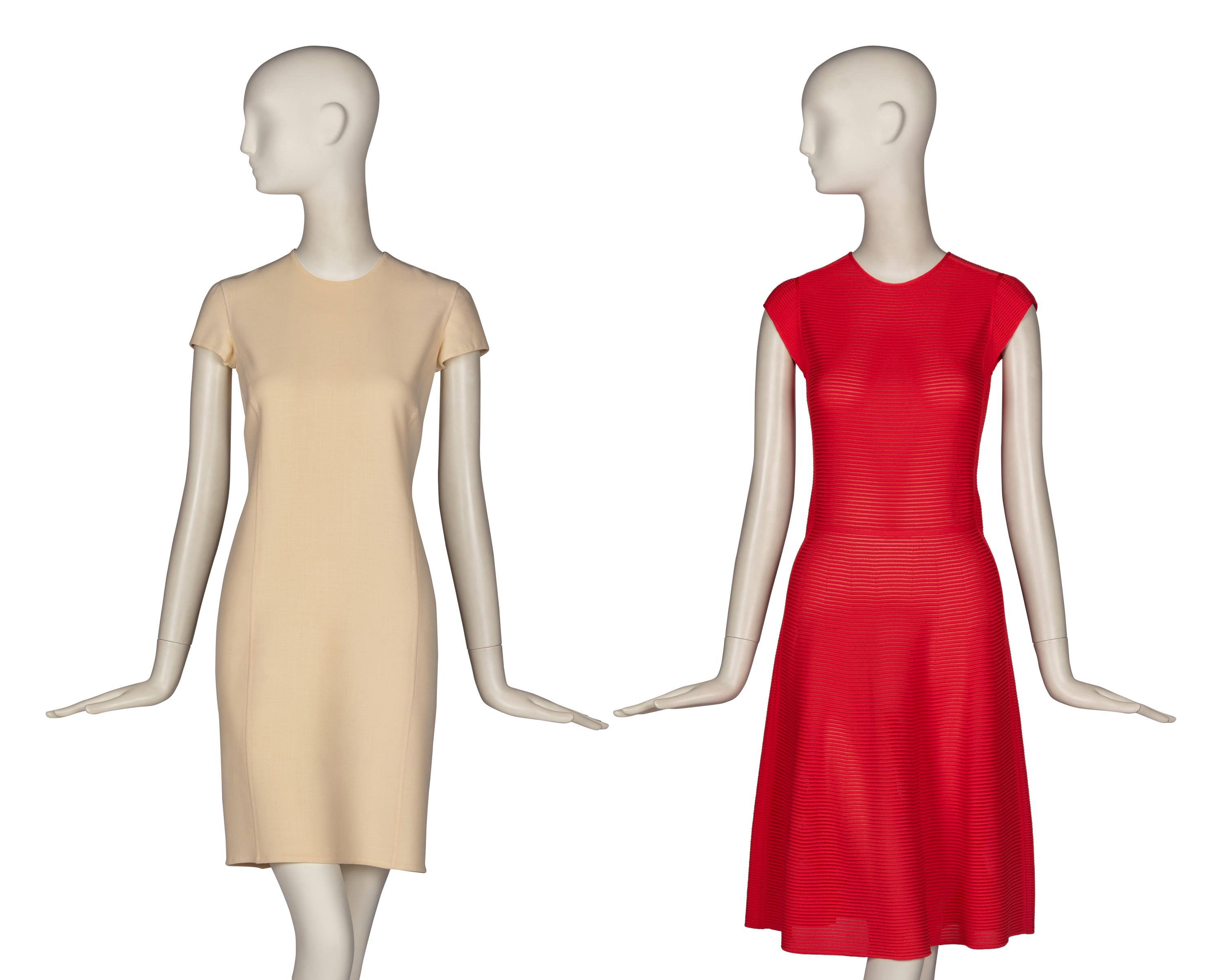 Two Designer Dresses: Giorgio Armani Black Label and Ralph Lauren Collection