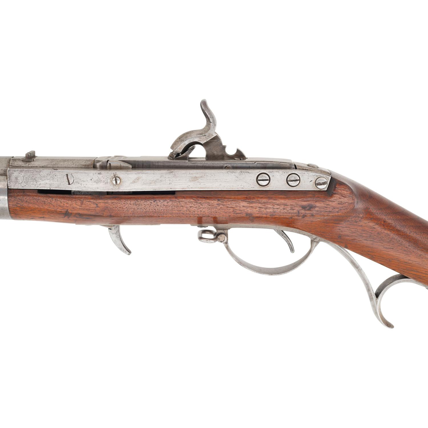 Hall Rifle Dated 1832 Converted to Percussion