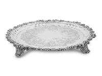 A Victorian Silver Salver