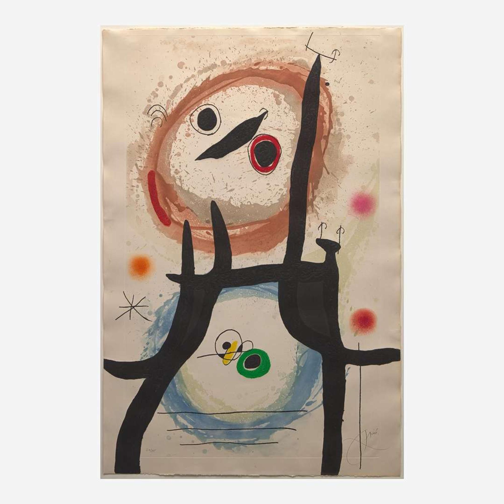 Joan Miró (Spanish, 1893-1983) La Femme Angora