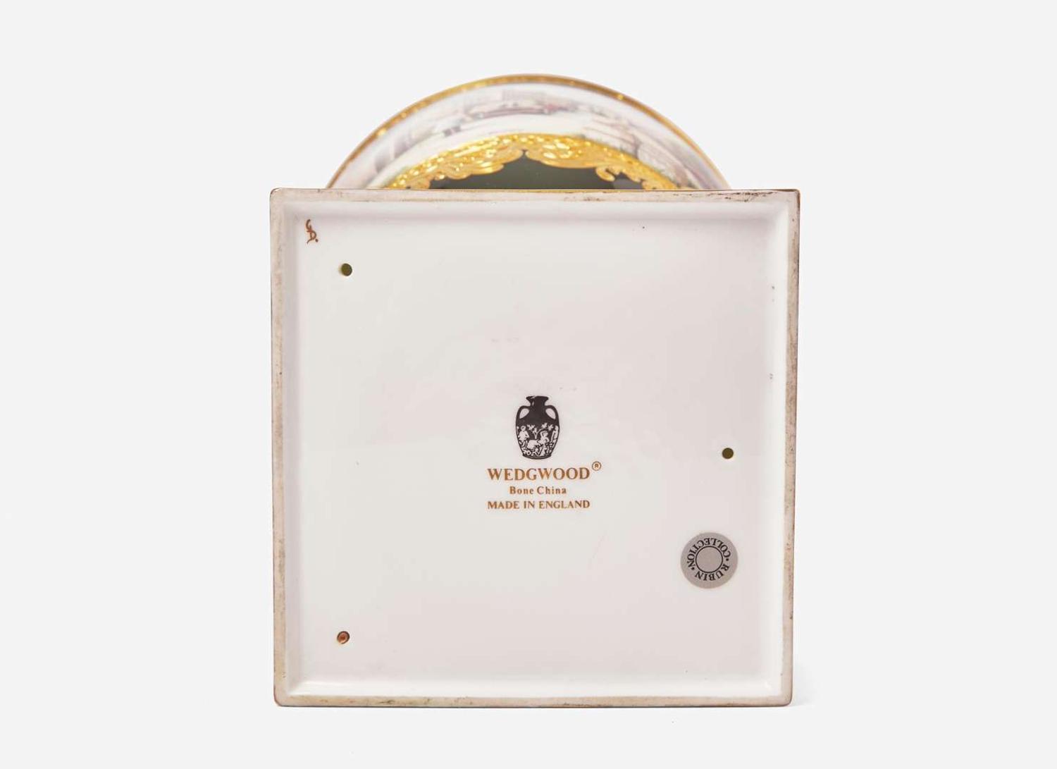 A Wedgwood Bone China Vase and Cover, UK, 1995