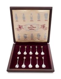 A Set of The Queen's Beasts Collection Silver Spoons — Toye, Kenning & Spencer, London, 1977