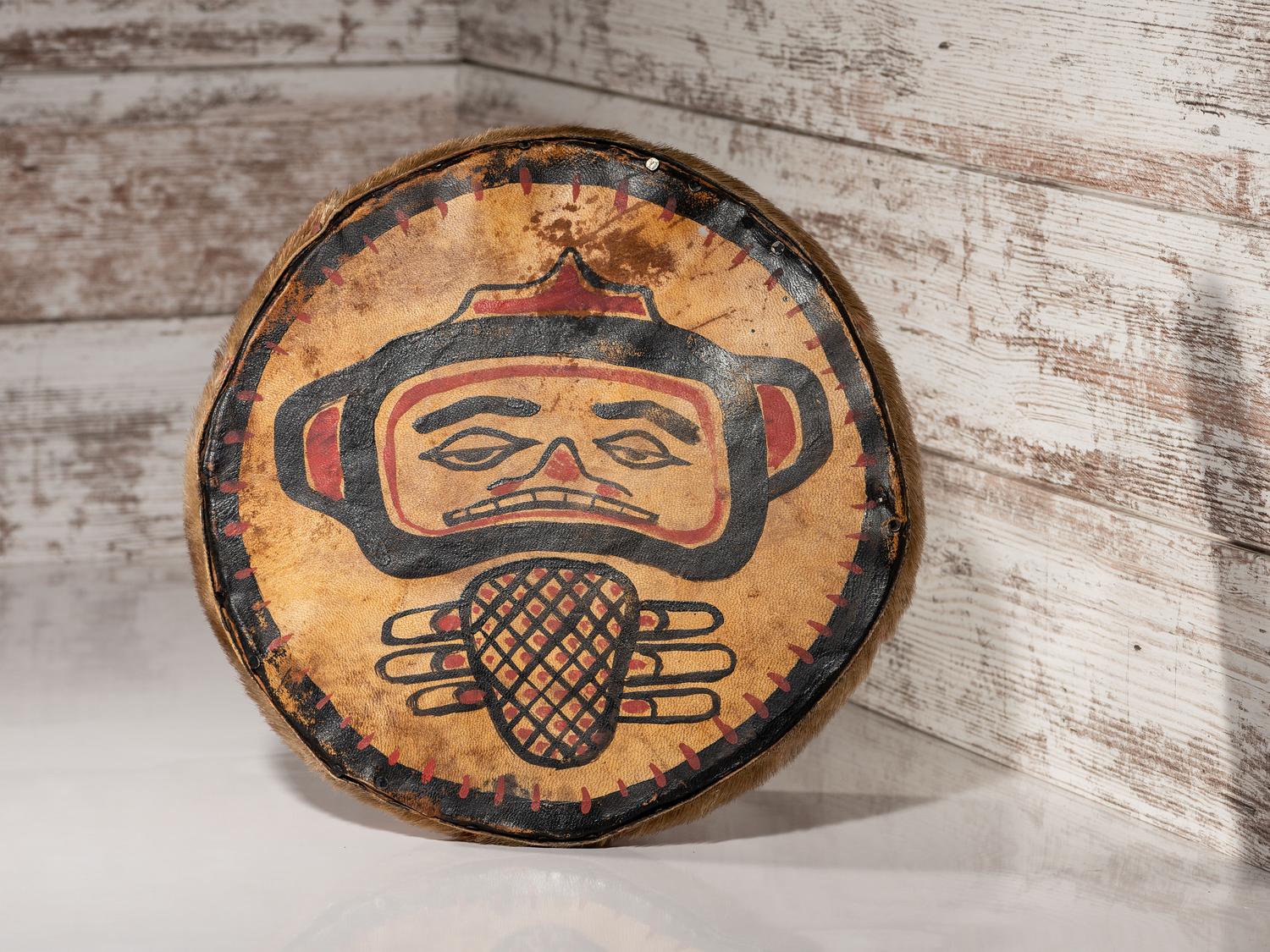 Haida Painted Drum