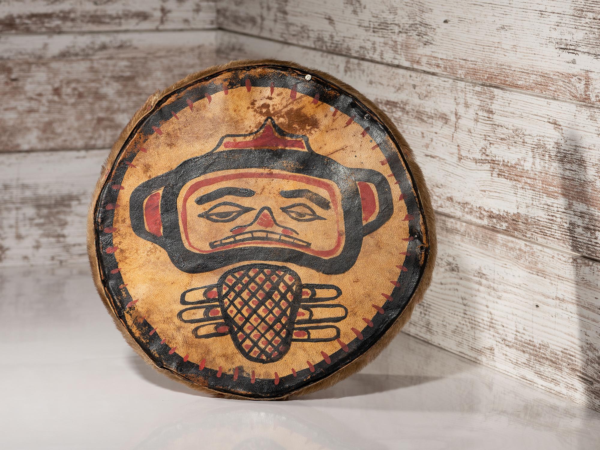 Haida Painted Drum