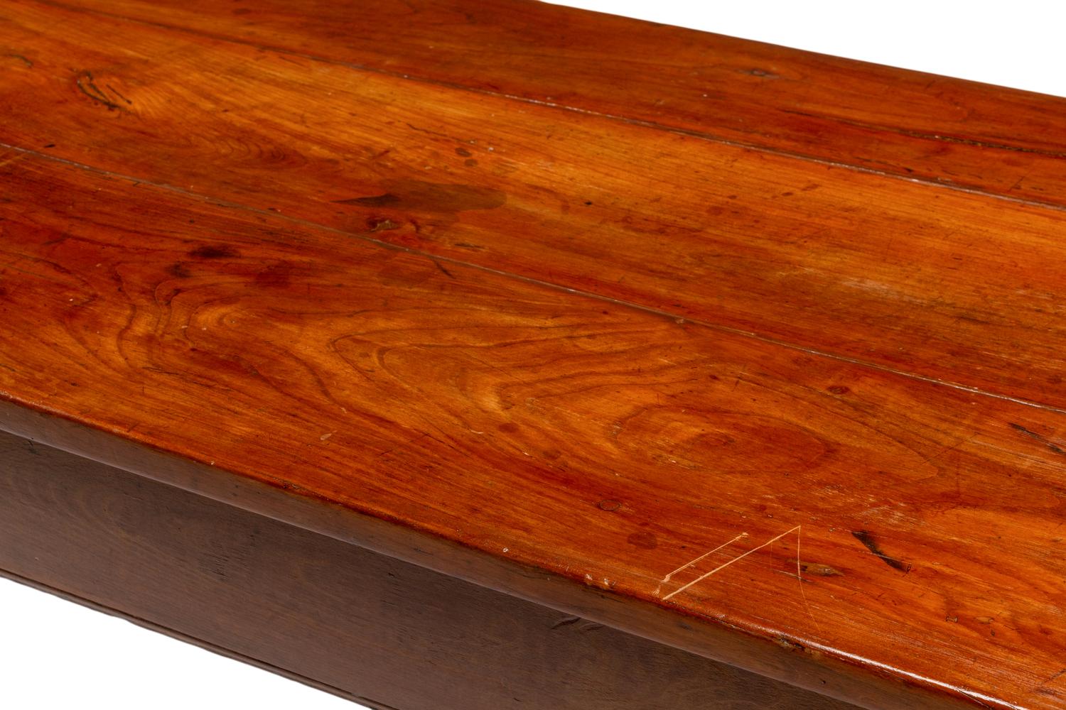 A French Provincial Walnut Farm Table
