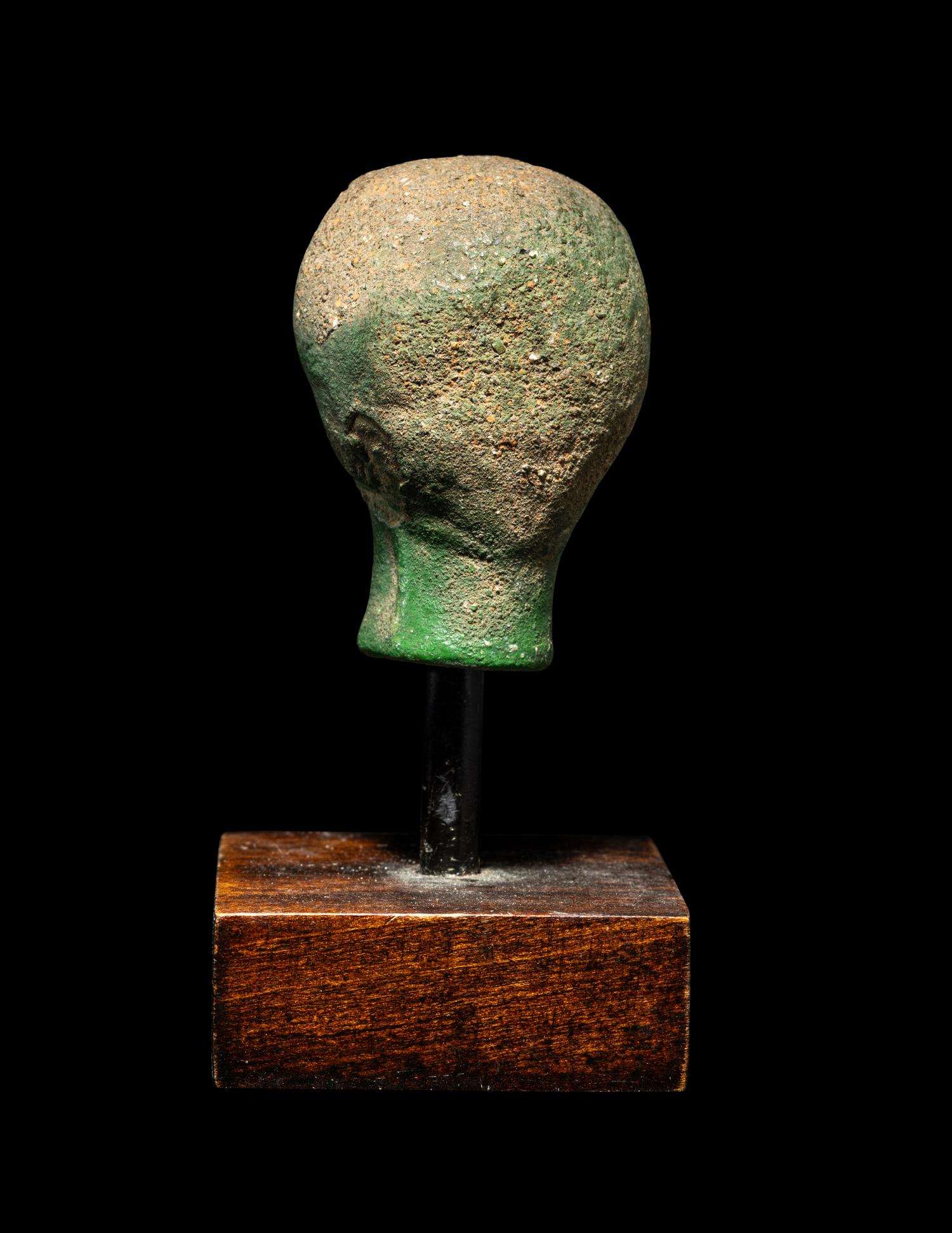 A Roman Bronze Female Head